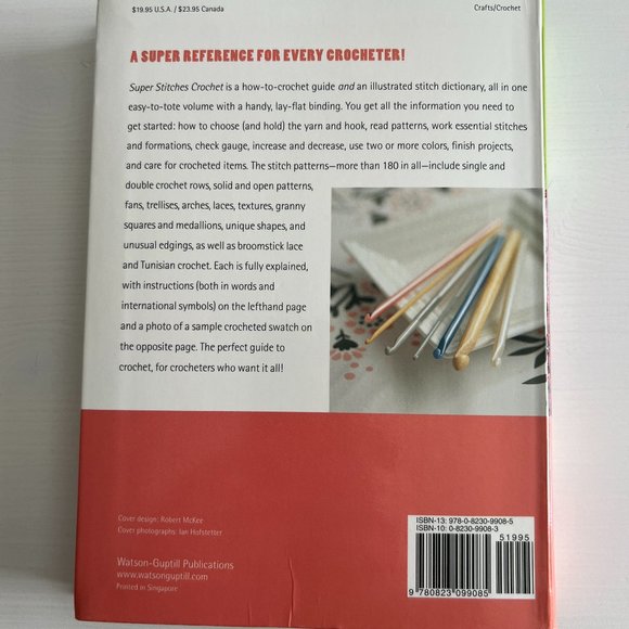 Super Stitches Crochet ~ Softcover book ~ 9780823099085 - Picture 2 of 2